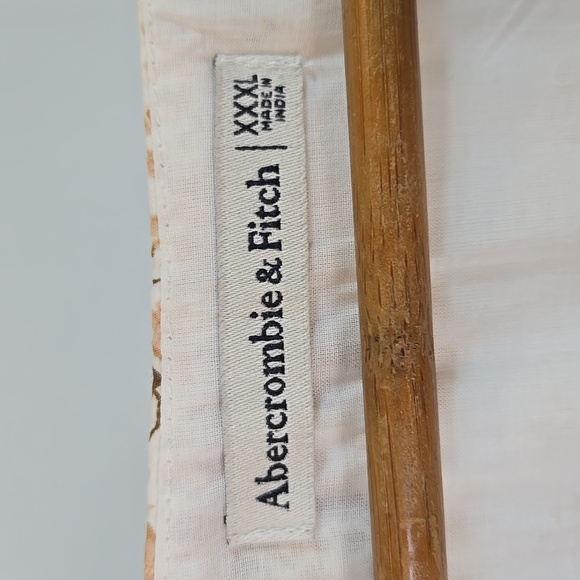 Abercrombie & Fitch Flutter Ruffle Sleeve Midi Poplin Dress XXXL 3X Cottagecore - Picture 7 of 13